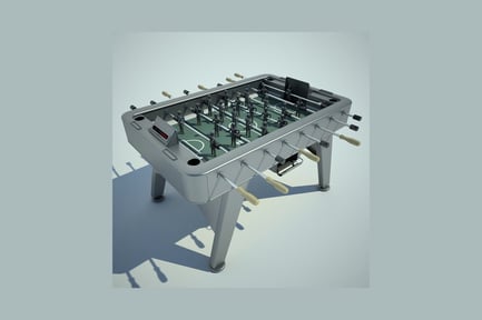 Preview: Foosball table with figures