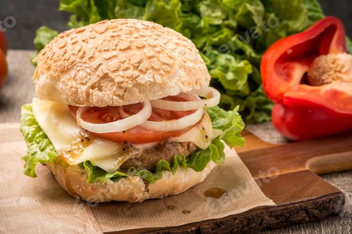 Preview: Homemade veggie burger