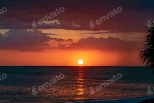 Preview: seascape, landscaped, beach, sunset, sunlight