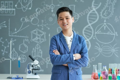 Preview: Portrait of Confident Teenage Student