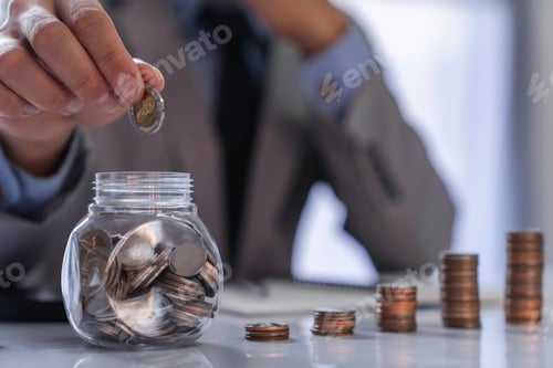 Preview: Saving Money in Glass Jar for Future