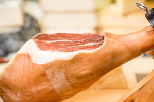Preview: Prosciutto leg in ham holder