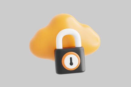 Preview: Padlock with Cloud