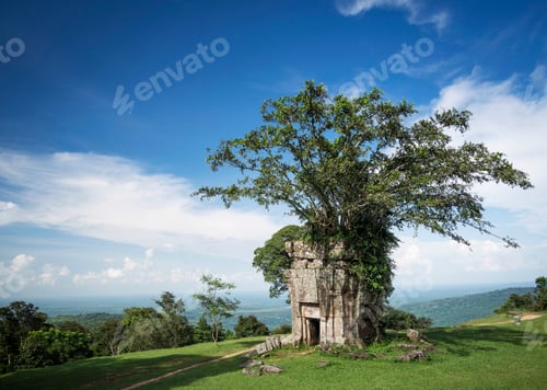Preview: Preah Vihear ancient Khmer temple ruins landmark in Cambodia