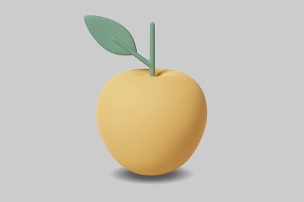 Preview: Apple with Leaf