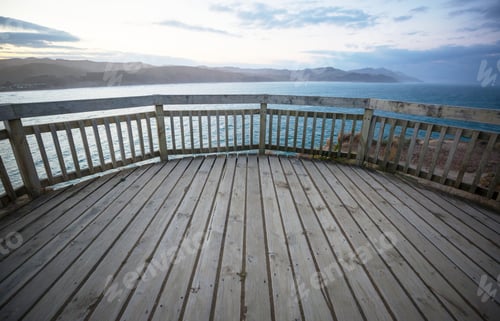 Preview: Boardwalk in New Zealand coast