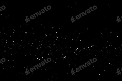 Visualização: Sobreposição de neve caindo. Queda de neve para uso como camada de textura. Elemento de design de férias para sobreposição.