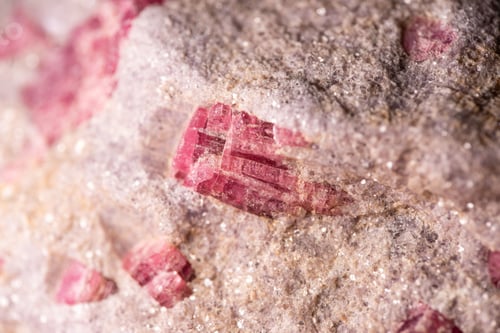 Preview: Closeup of pink crystals background, perfect for wallpapers