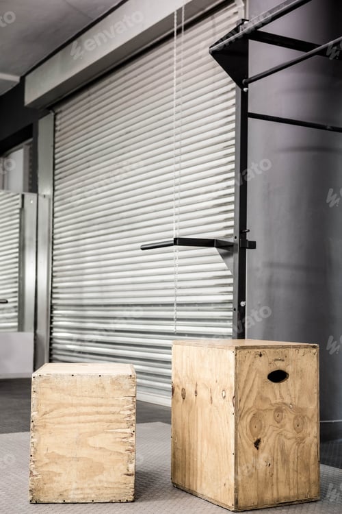 Preview: Wooden Blocks At The Crossfit Gym
