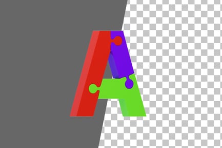 Preview: Puzzle A 3D Icon