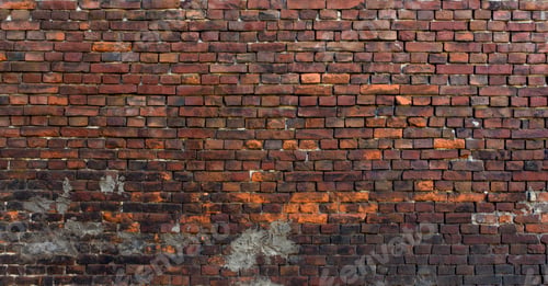 Preview: Old brick wall. Grunge background. Bric. Rustic style