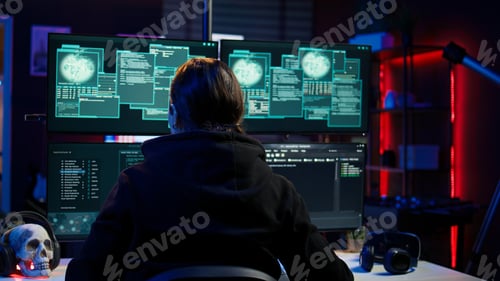 Preview: Joyous hacker feeling proud after breaching defenses using rogue scripts