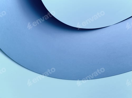 Preview: Abstract Blue Curved Background with Light and Shadow