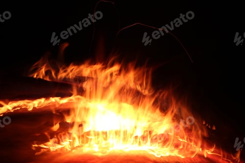 Preview: Summer Campfire and sunset