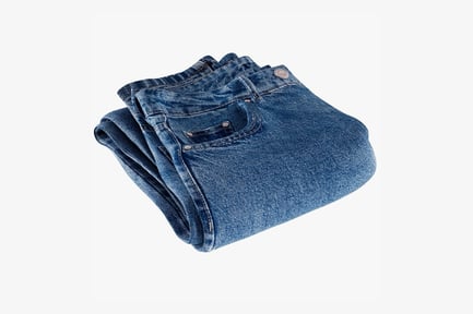 Preview: Folded Women's Blue Denim Jeans