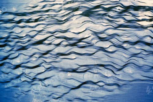 Preview: Abstract Blue and White Wavy Lines Pattern