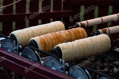 Preview: Closeup of traditional trdelniks