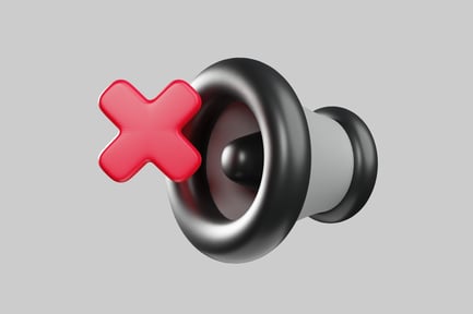 Preview: Muted speaker notification icon