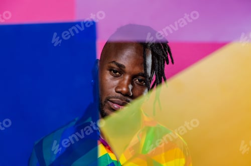 Preview: Artistic portrait with gel lights