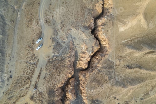 Preview: A bird’s eye view of a desert ravine