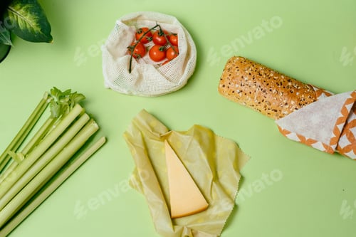 Preview: Plastic free, zero waste concept.