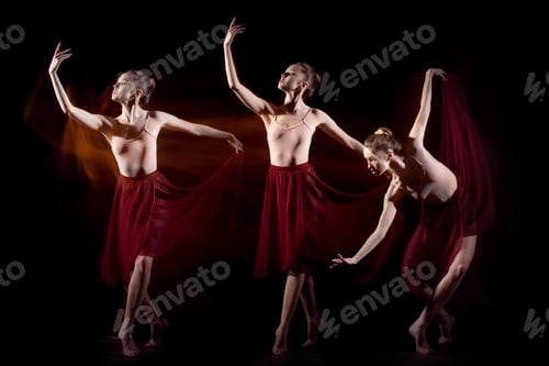 Preview: The sensual and emotional dance of beautiful ballerina