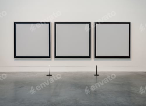 Preview: Empty frames at a gallery