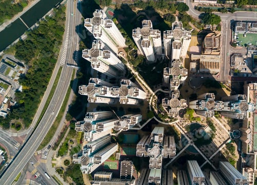 Preview: Top view of skyline in Hong Kong