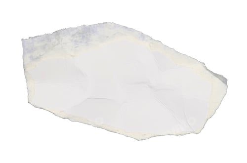 Preview: white paper ripped torn isolated on white background