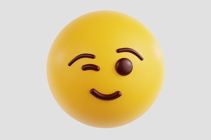 Preview: 3D Winking Face Emoji