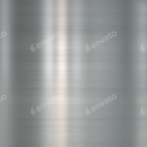 Preview: Brushed metal plate