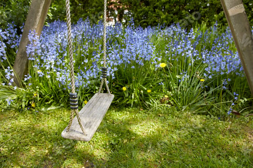 Preview: Bluebells in our informal garden