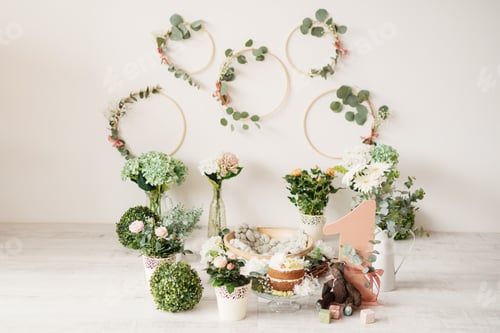 Preview: Birthday 1 year Cake Smash Decor