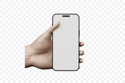 Preview: Smartphone Hand Mockup
