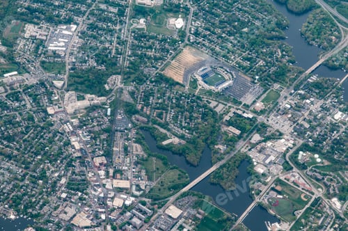 Preview: Aerial view of US Naval Academy, Annapolis, Maryland