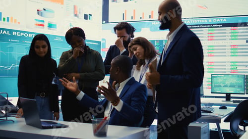 Preview: Displeased project manager sharing the failure with his team