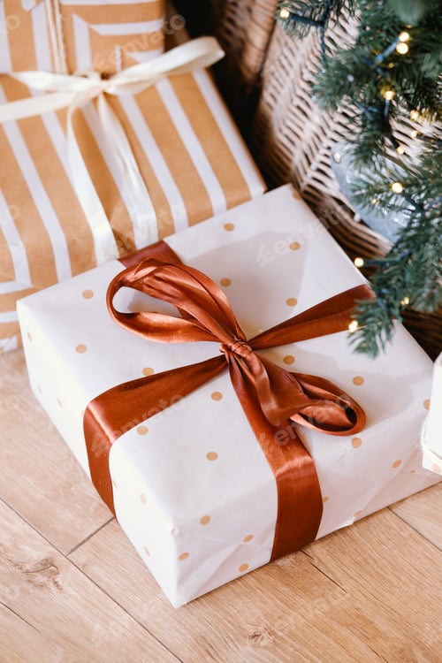 Preview: Festive Christmas Gifts Under the Decorated Christmas Tree