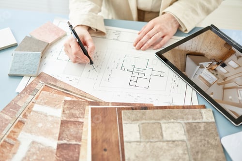 Preview: Asian interior designer thinking about home interior