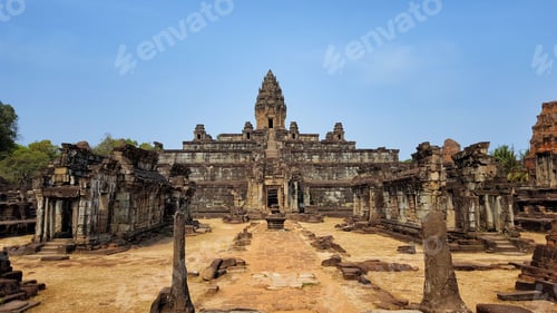 Preview: Exterior of the archeological ruins in Krong Siem Reap, Cambodia