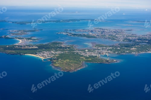 Preview: Top view of penghu island in Taiwan