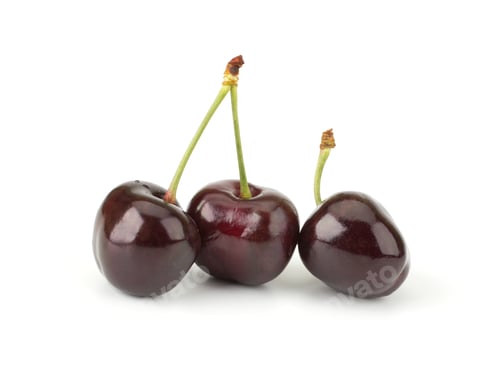 Preview: Sweet Cherry isolated on white background