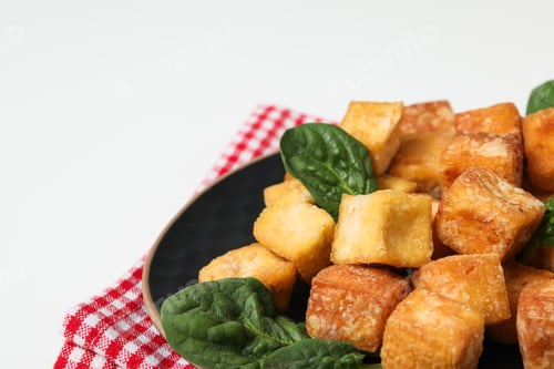 Preview: Fried tofu, delicious and tasty fried food, tasty food