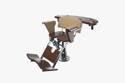 Preview: Sport Fishing Fighting Chair with Rod Holder and Drink Tray