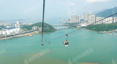 Preview: Cable cars on Lantau Island, Hong Kong