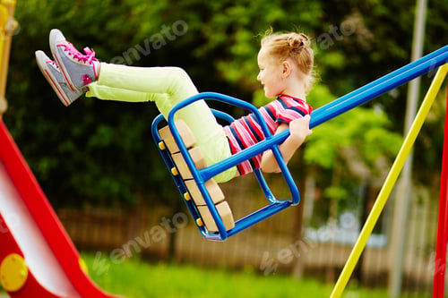 Preview: Girl on swing