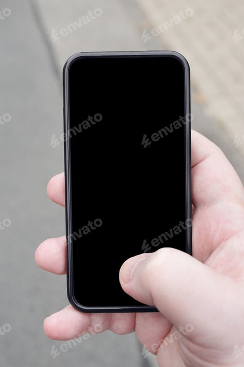 Preview: hand holding smartphone