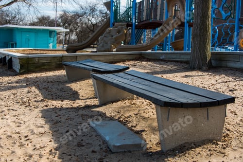 Preview: Bench In A Michigan Lake Park