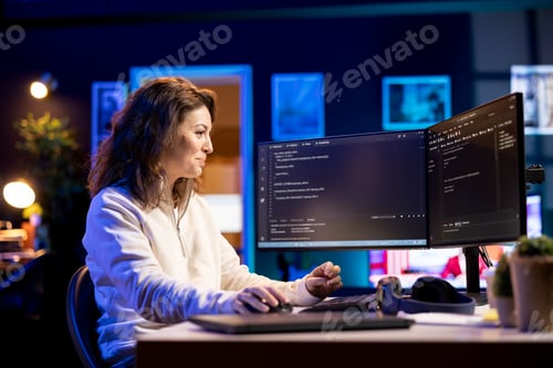 Preview: Joyful cybersecurity expert happy after finding security vulnerabilities