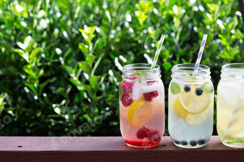 Preview: Variety of lemonade in jars