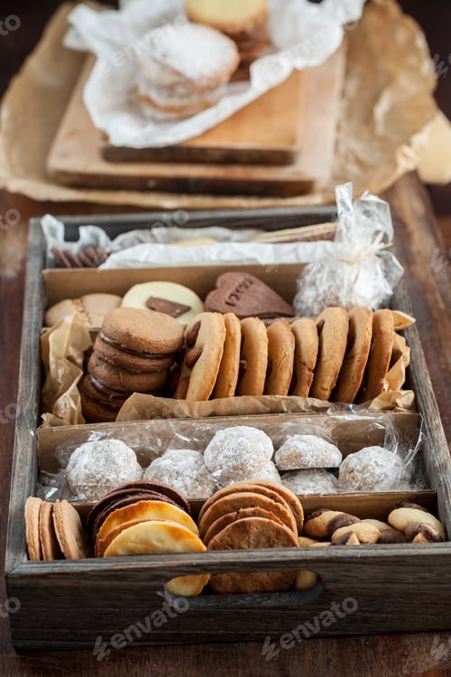 Preview: Butter cookies specially prepared for Christmas